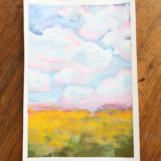 Morning Glory on paper