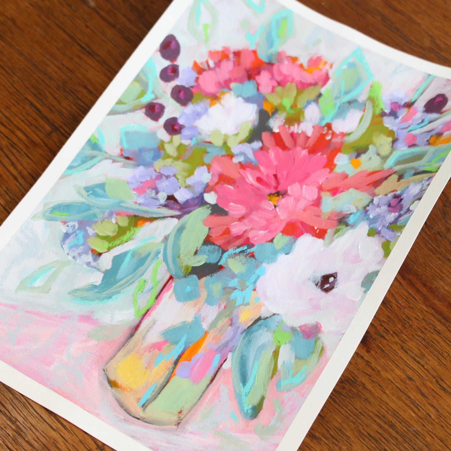 Blossoms on paper
