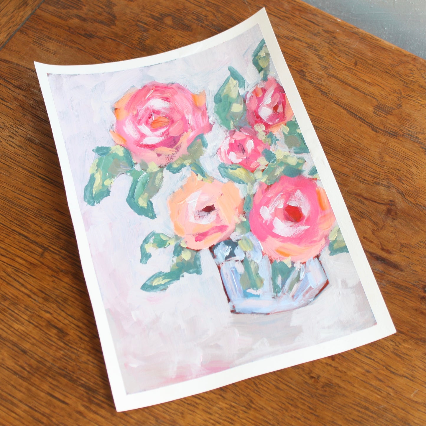 Confetti on paper