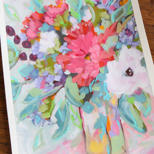 Blossoms on paper