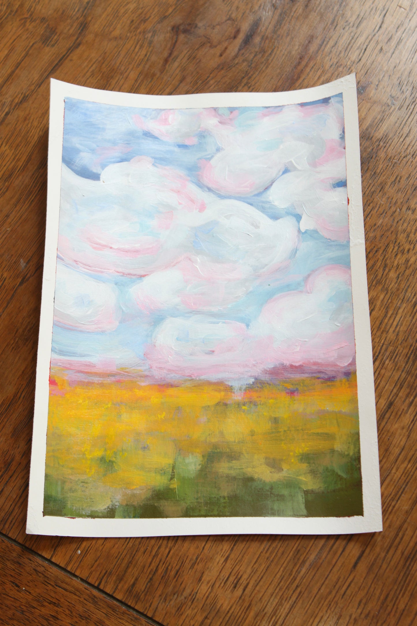 Morning Glory on paper