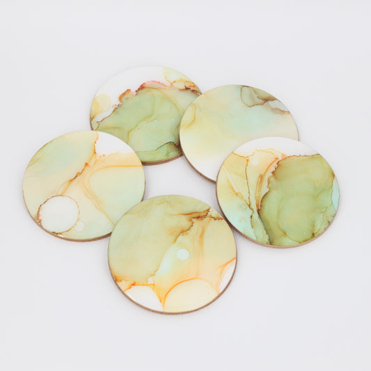 Lucky Day 5 piece coaster set