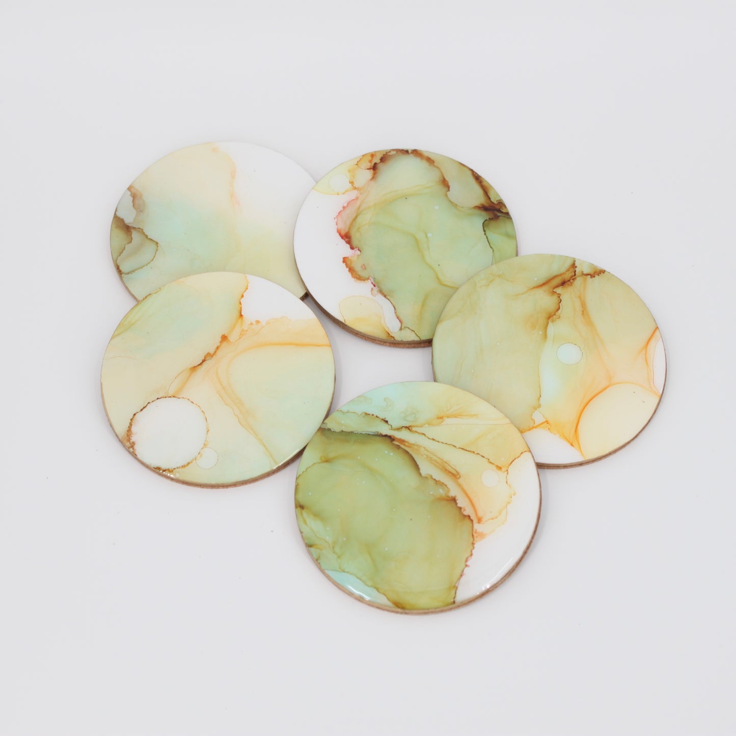 Lucky Day 5 piece coaster set