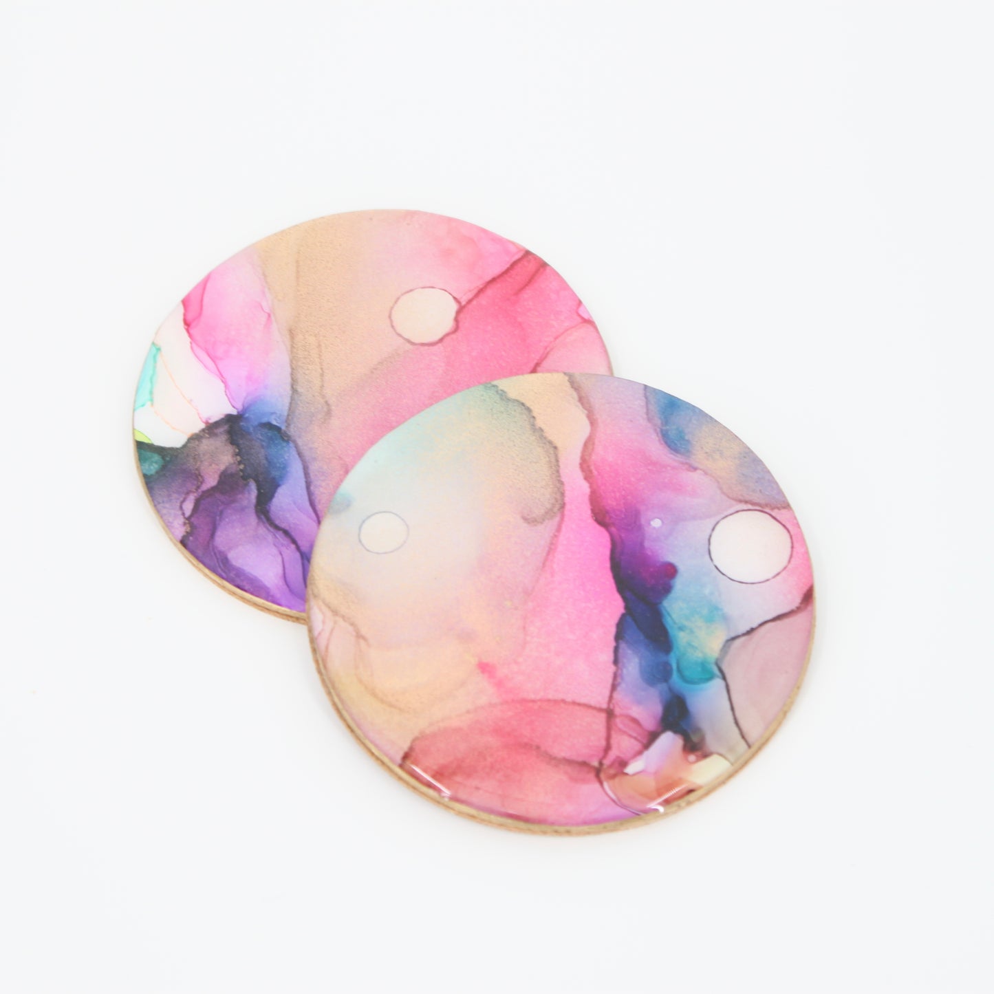 Colorful Coaster Pair