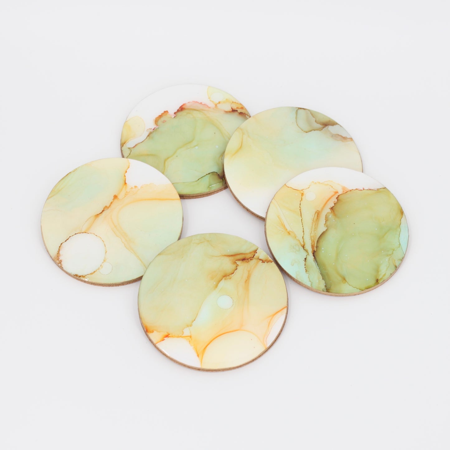 Lucky Day 5 piece coaster set