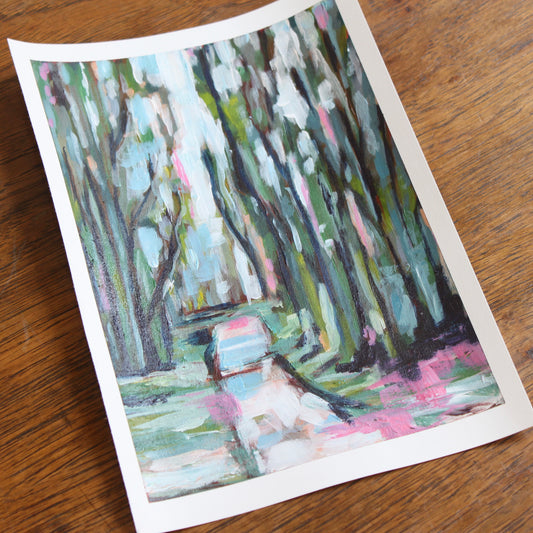 Through the Woods on paper
