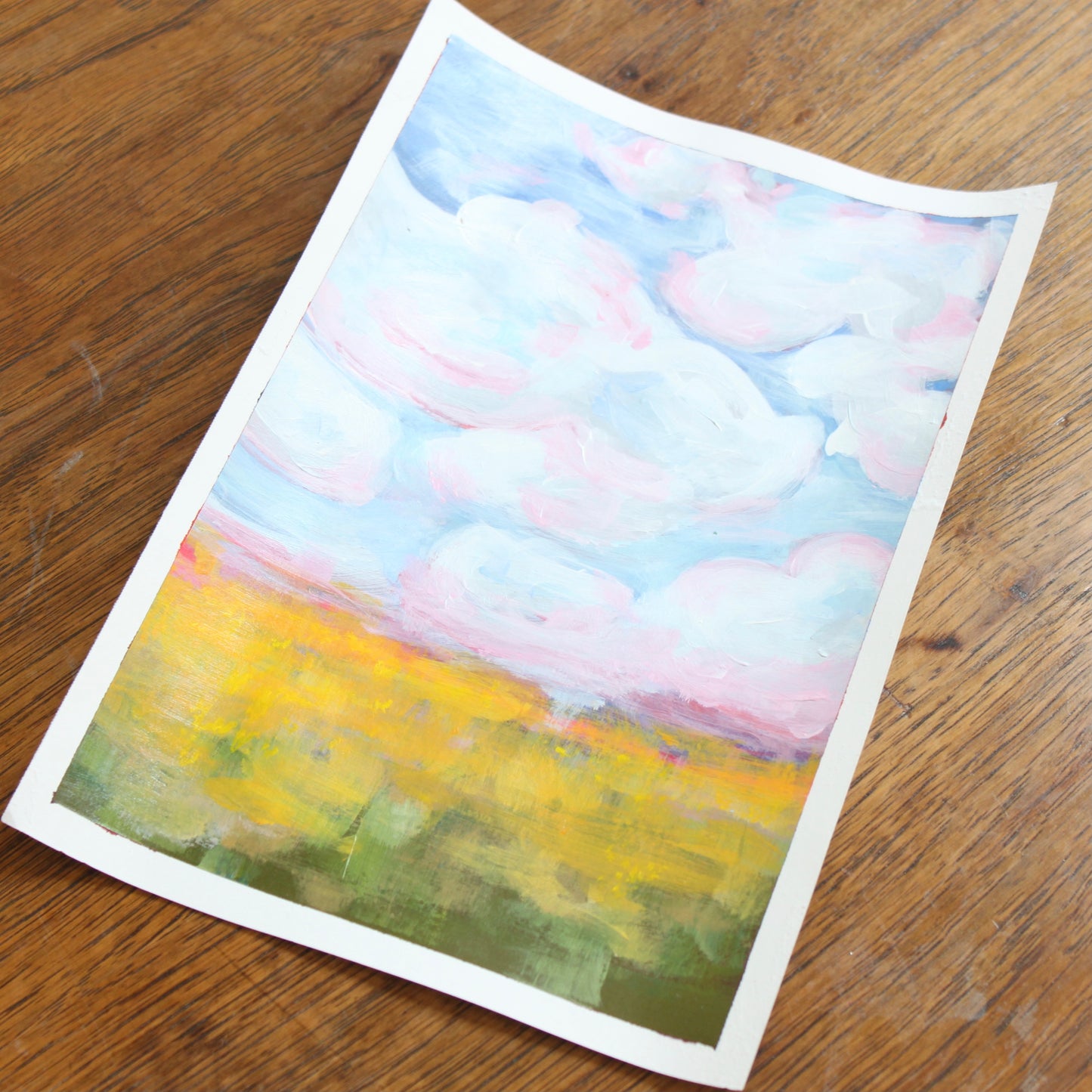 Morning Glory on paper