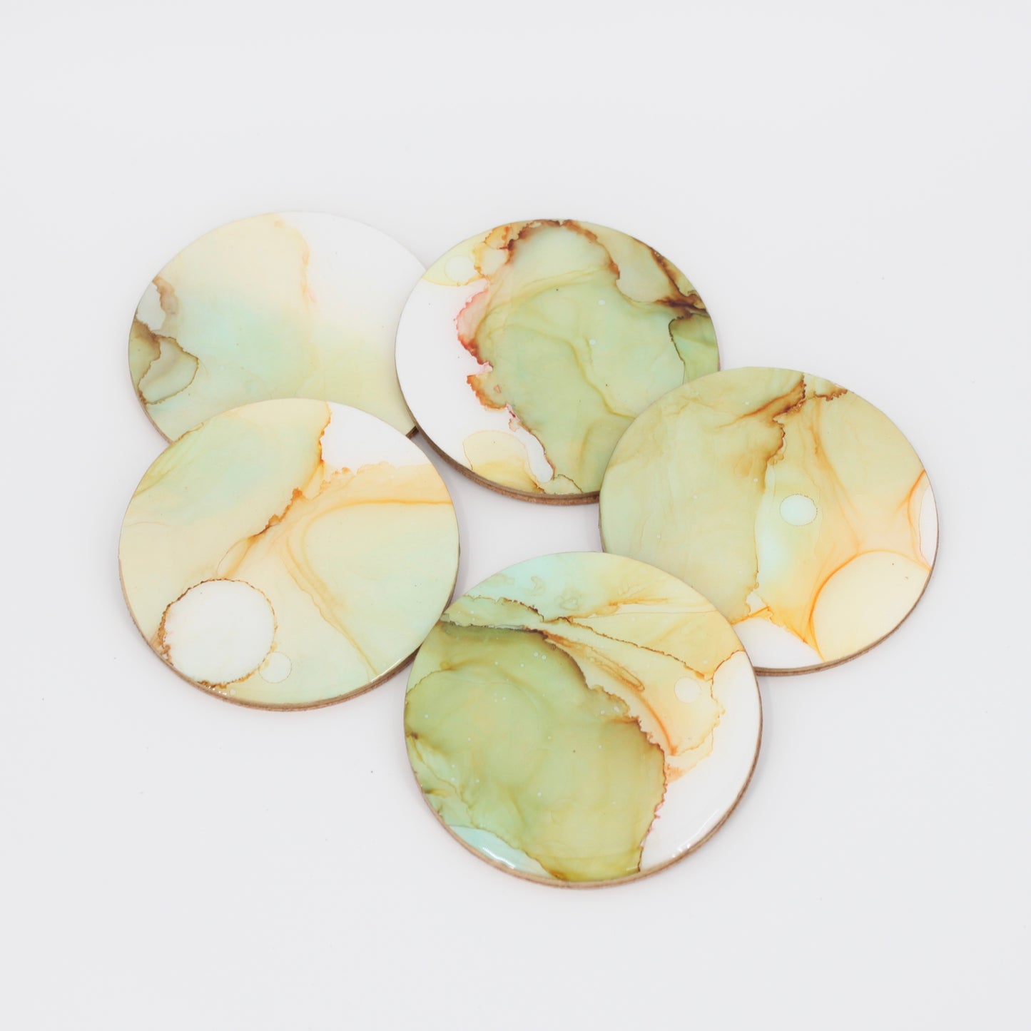 Lucky Day 5 piece coaster set