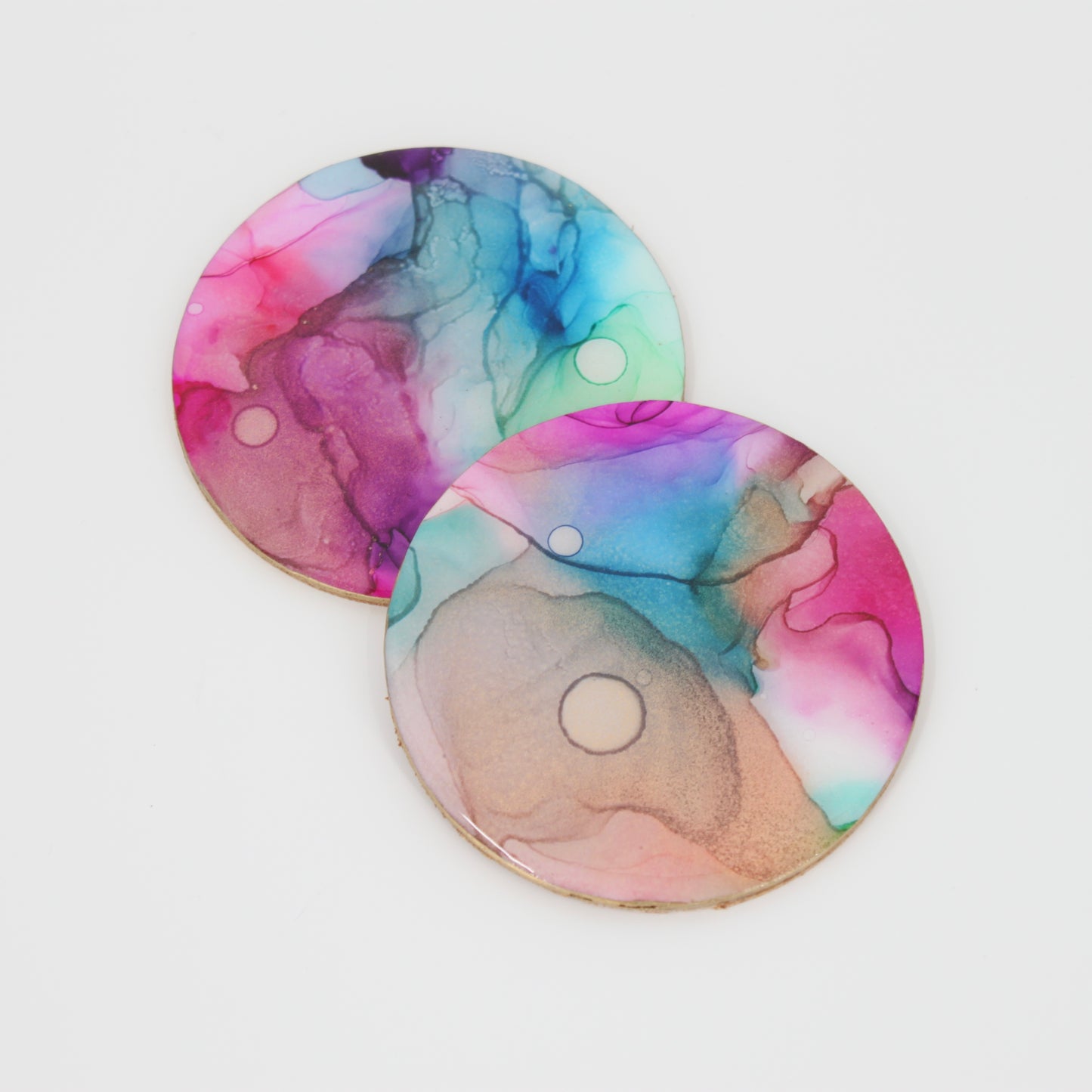 Colorful Coaster Pair