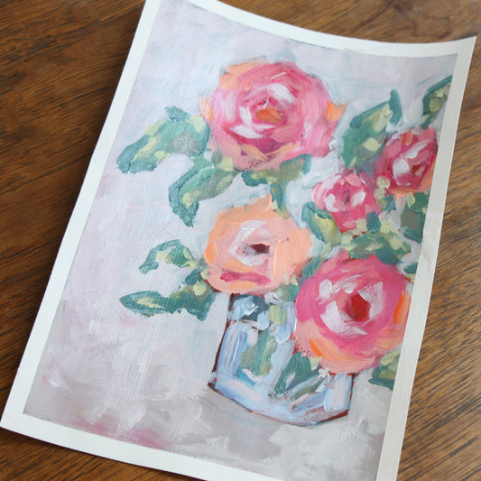 Confetti on paper