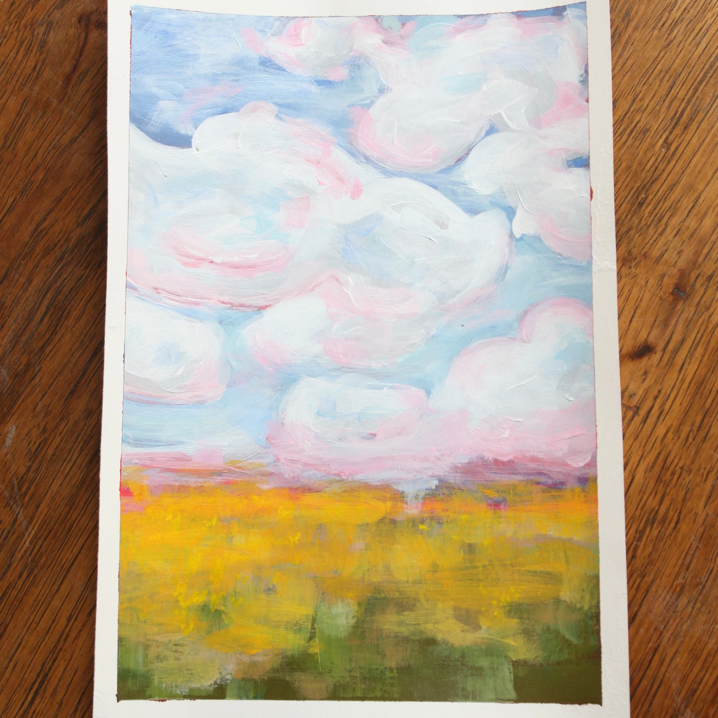 Morning Glory on paper