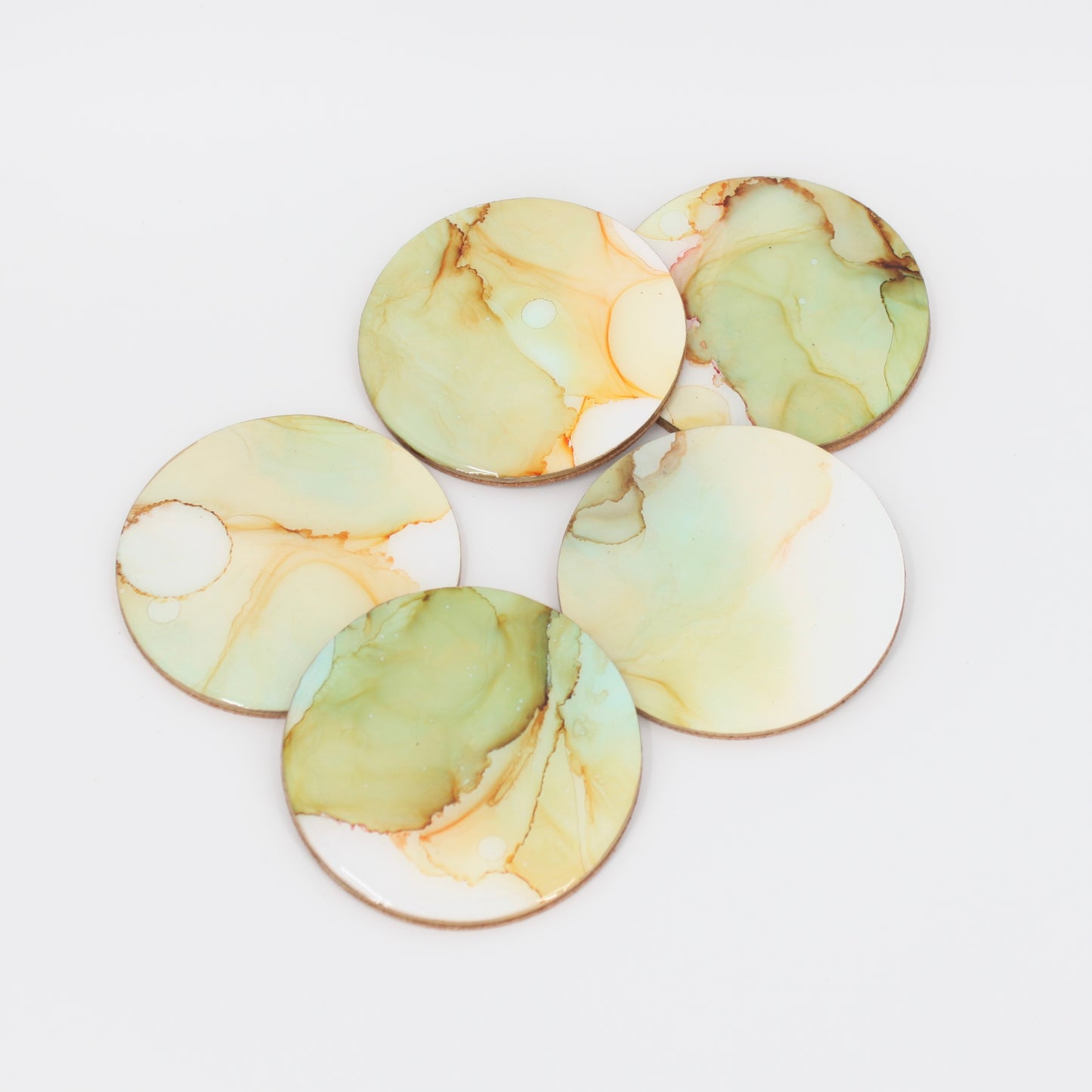 Lucky Day 5 piece coaster set