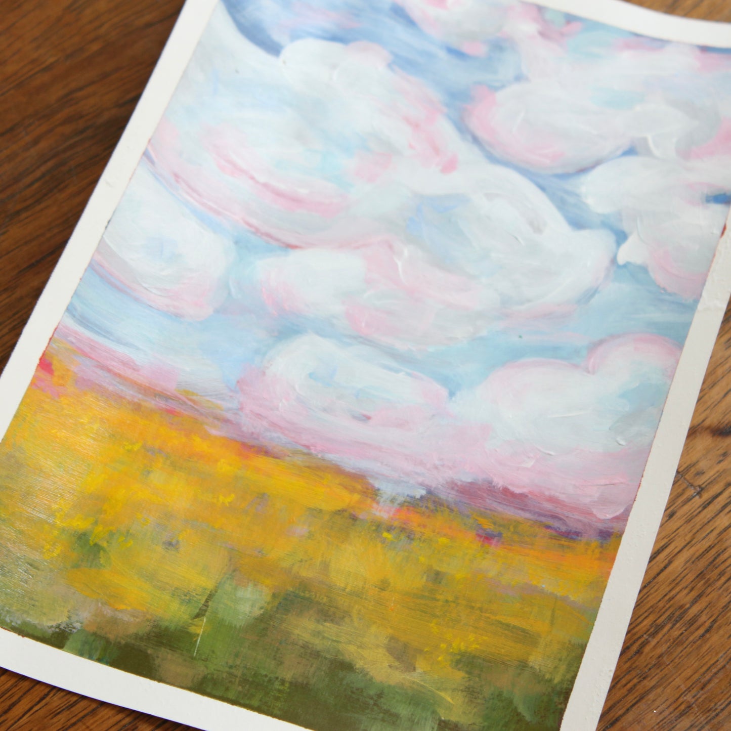 Morning Glory on paper