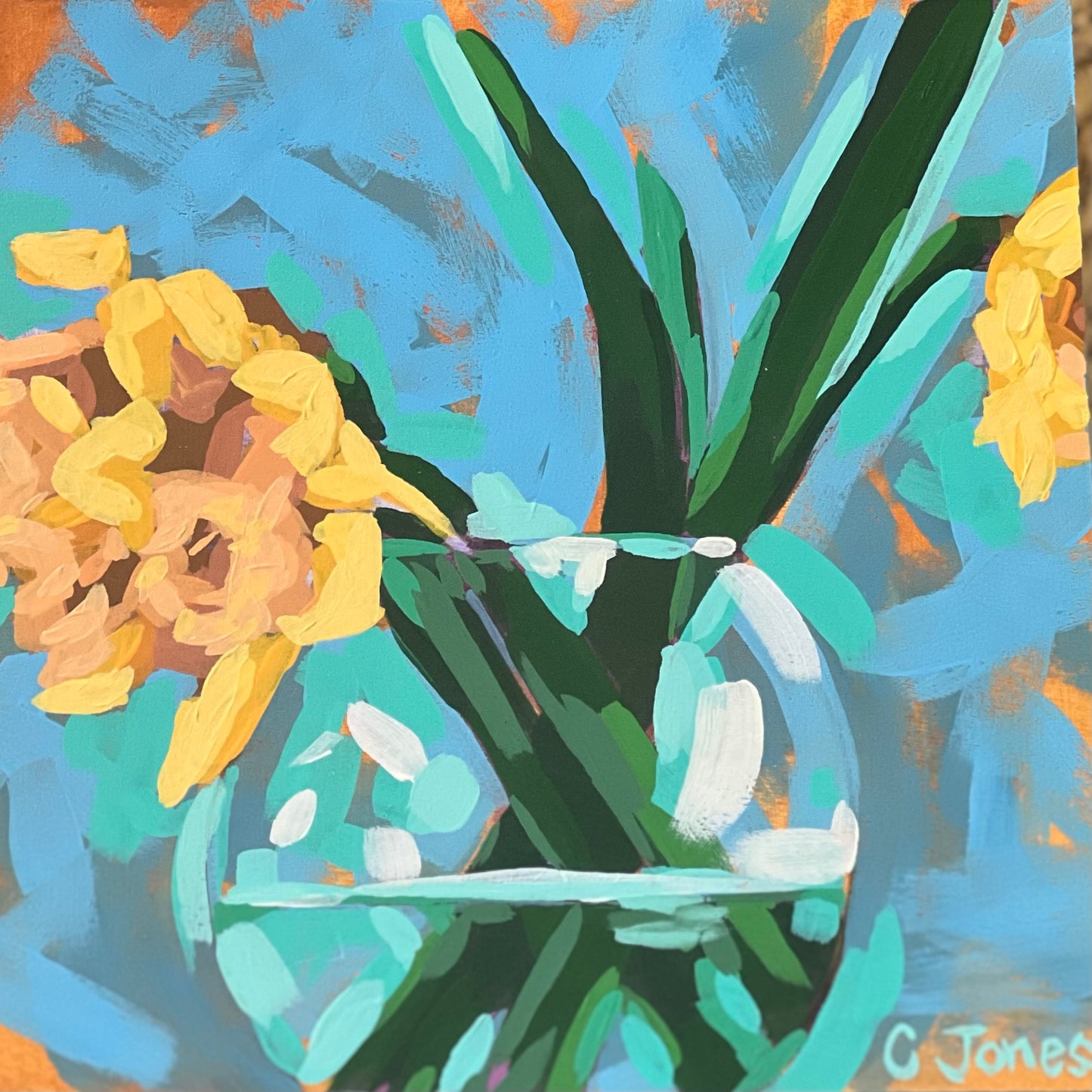 8” x 8” Daffodils