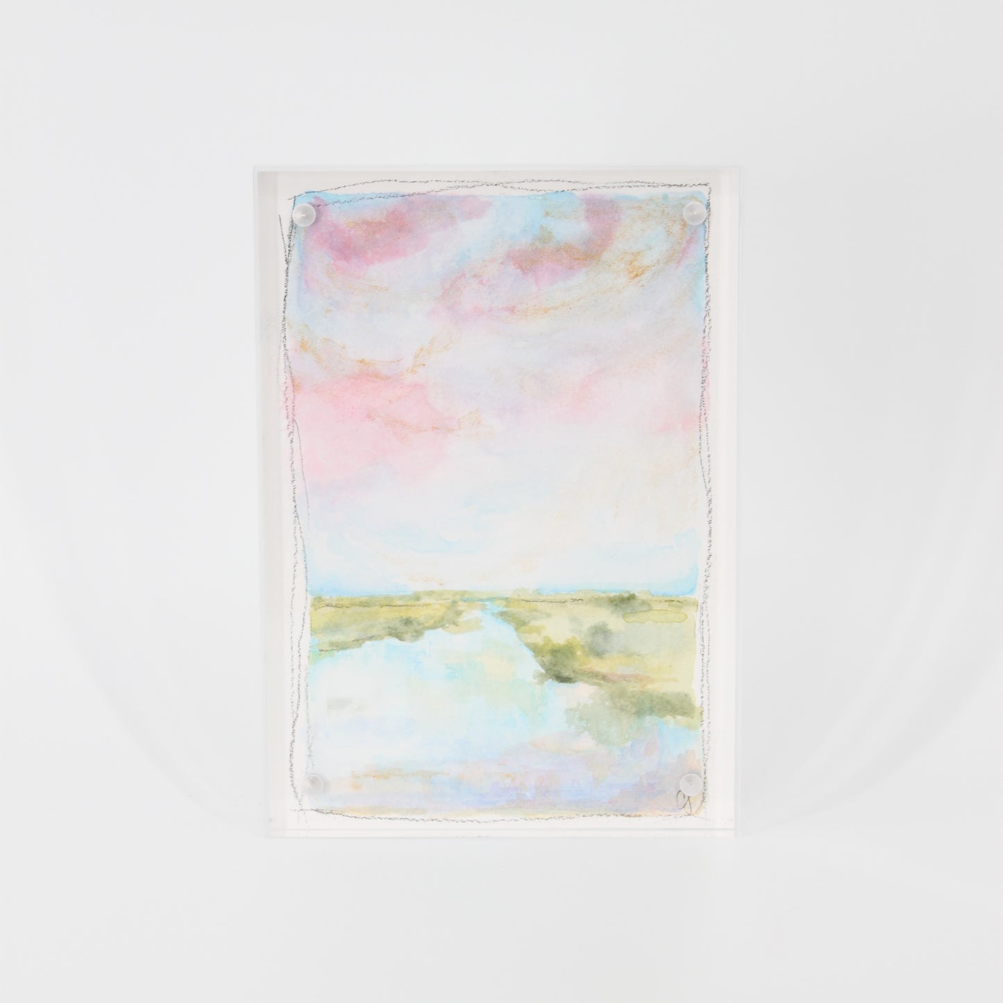 5” x 7” Acrylic Framed Coastal Landscape