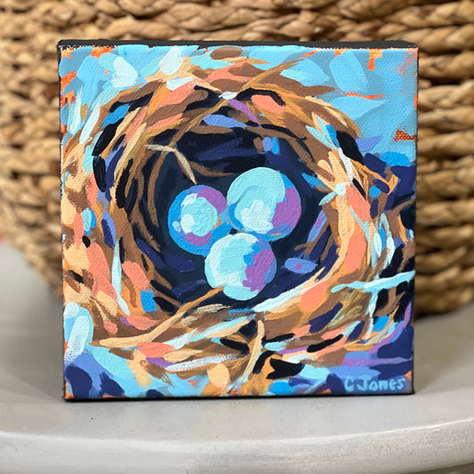 6” x 6” Birdie Nest