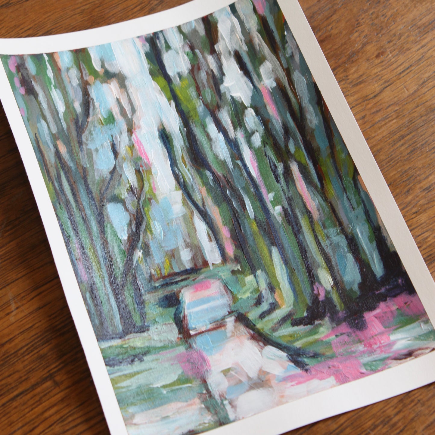 Through the Woods on paper