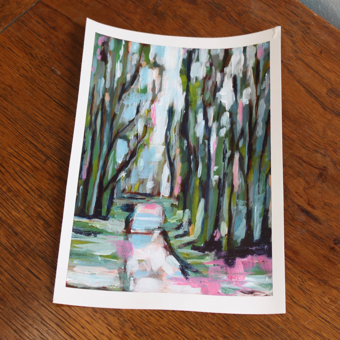 Through the Woods on paper